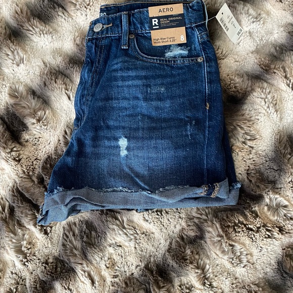 Aero size 8 high rise denim shorts - Picture 4 of 4